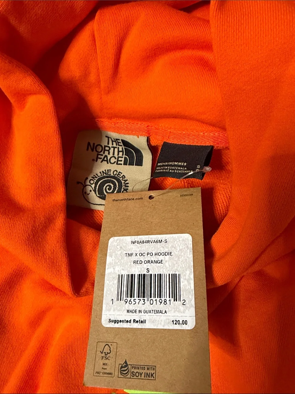 The North Face x Online Ceramics Men's hoodie